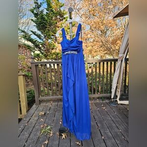 Y2K Blue Prom Dress